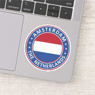 Niederlande, Amsterdam Aufkleber