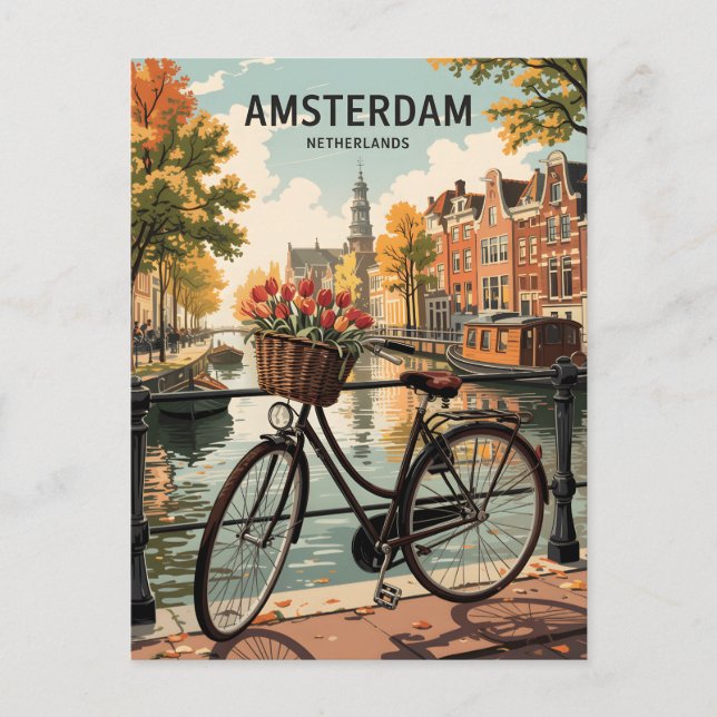 Niederlande Amsterdam Einladungspostkarte (Vorderseite)