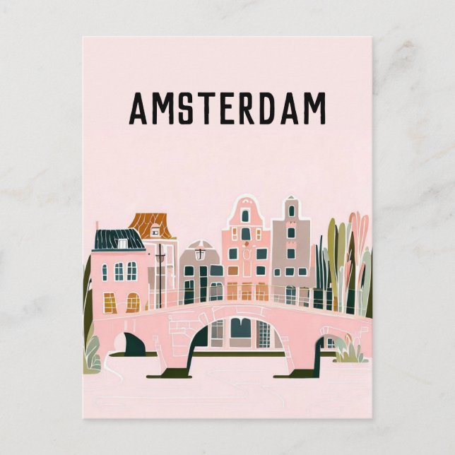 Niederlande Amsterdam Postkarte (Vorderseite)