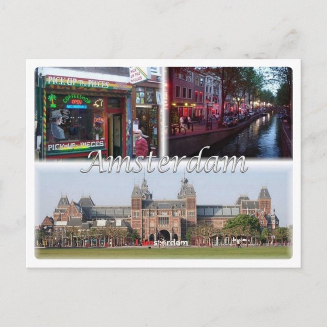 Niederlande - Amsterdam - Postkarte (Vorderseite)