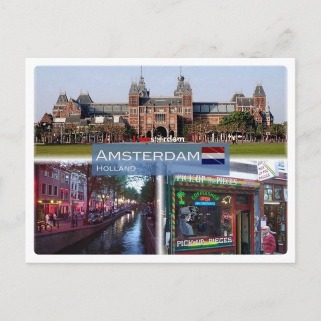 Niederlande - Amsterdam - Postkarte (Vorderseite)