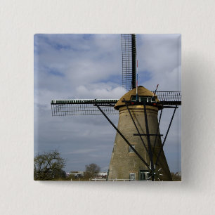 Niederlande (auch Holland genannt), Kinderdijk. 19 Button