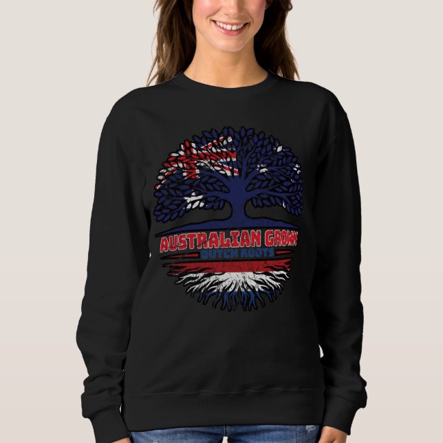 Niederlande Australien Tree Roots Sweatshirt (Vorderseite)