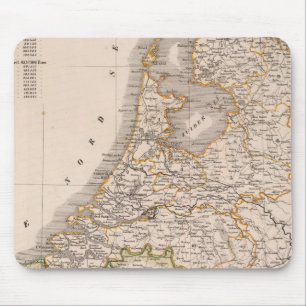 Niederlande, Belgien Mousepad