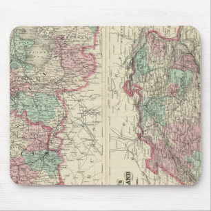 Niederlande, Belgien und Schweiz Mousepad