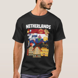 Niederlande Flag Outfit Idea for Kids & Holland Du T-Shirt