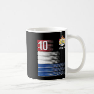 Niederlande Flagge 10 Niederländisch Orange Fußbal Kaffeetasse