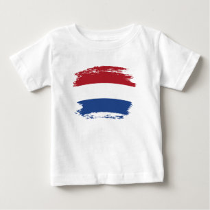 Niederlande-Flagge Baby T-shirt