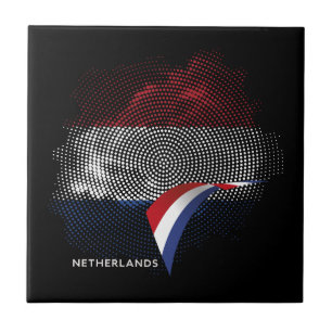 Niederlande-Flagge Fliese