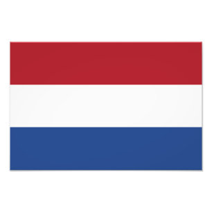 Niederlande-Flagge Fotodruck