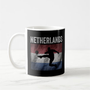 Niederlande Flagge Fußball Holland Niederländisch Kaffeetasse