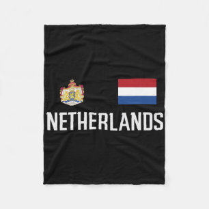 Niederlande-Flagge Fußbyll-Fußball-Fan Männer Frau Fleecedecke