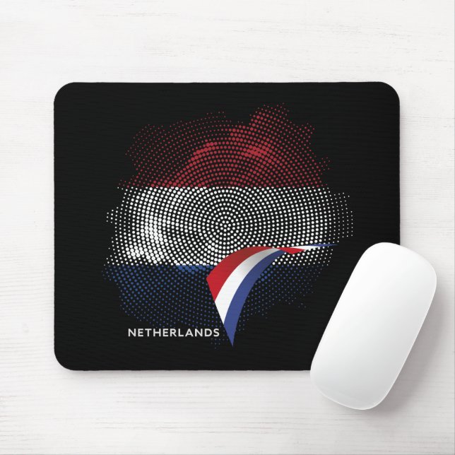 Niederlande-Flagge Mousepad (Mit Mouse)
