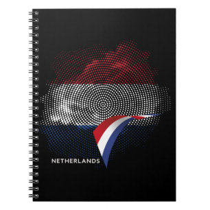Niederlande-Flagge Notizblock