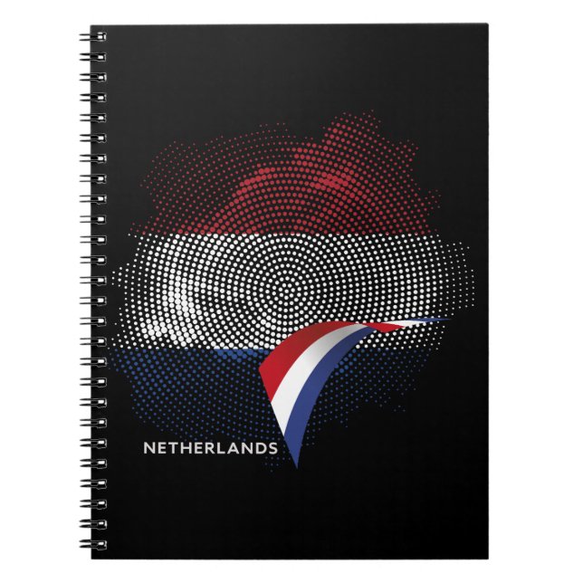 Niederlande-Flagge Notizblock (Vorderseite)