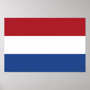 Niederlande-Flagge Poster