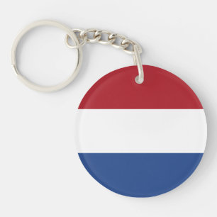 Niederlande-Flagge Schlüsselanhänger