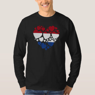 Niederlande-Flaggen-Idee für Kinder & niederländis T-Shirt
