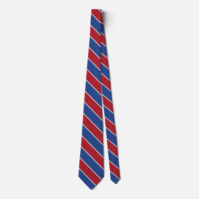 Niederlande Flaggenfarben Elegant Krawatte (Vorderseite)
