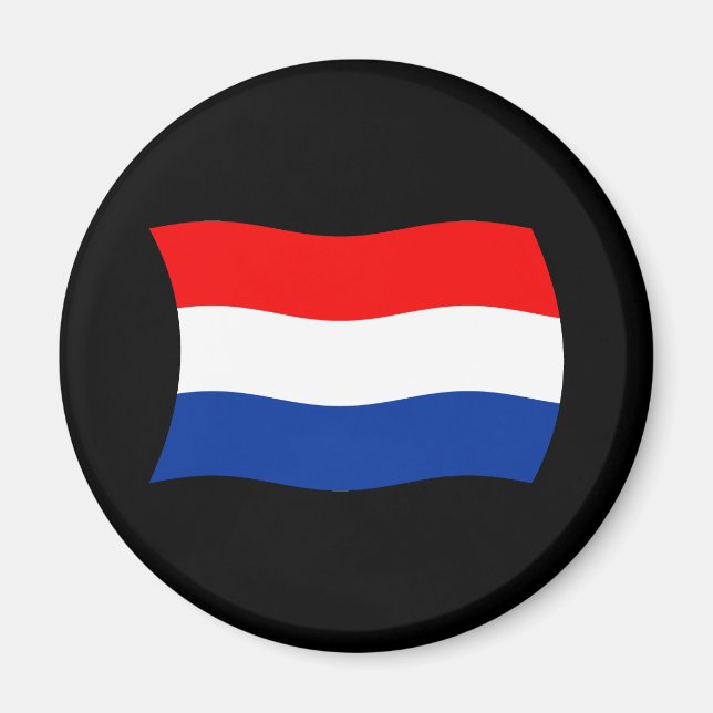 Niederlande-Flaggenmagnet Magnet (Vorne)