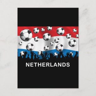 Niederlande Football Postkarte