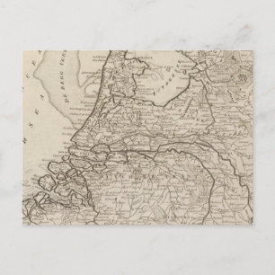 Niederlande, Friesland, Groningen, Overyssel Postkarte