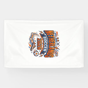 Niederlande Fußball 2026 Fußball Bold Land Typogr Banner