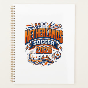 Niederlande Fußball 2026 Fußball Bold Land Typogr Planer
