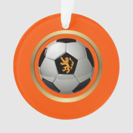 Niederlande Fußball Ball, holländische Lion über O Ornament