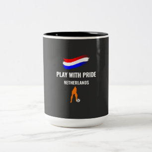 Niederlande Fußball Stolz 2026 Trikot Zweifarbige Tasse