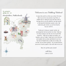 Niederlande Hochzeitstag Begrüßungsreise