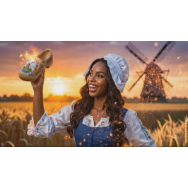 NIEDERLANDE - HOLLÄNDISCH LEINWANDDRUCK
