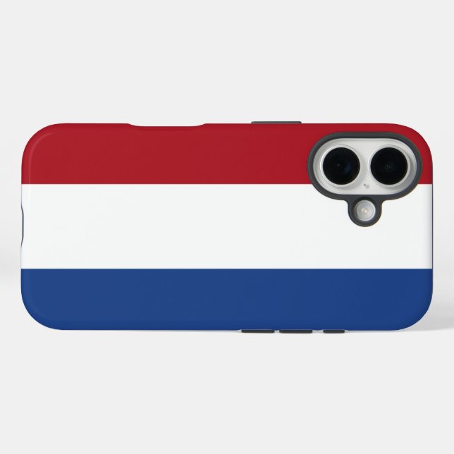Niederlande iPhone 16 Hülle (Rückseite (Horizontal))
