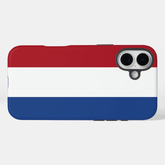 Niederlande iPhone 16 Plus Hülle (Rückseite (Horizontal))