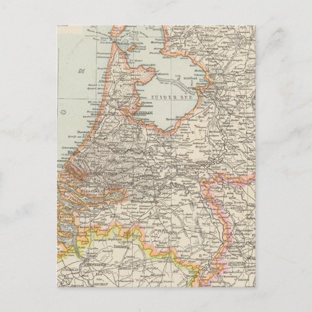 Niederlande Karte (Vorderseite)