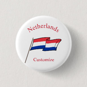 Niederlande Landesflagge Thunder_Cove Button