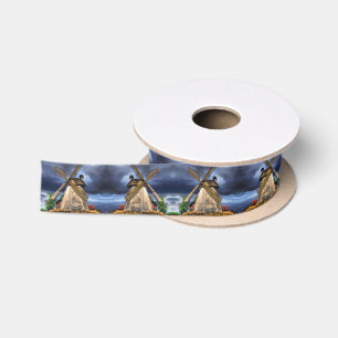 Niederlande Landscape Gift Ribbon Satinband