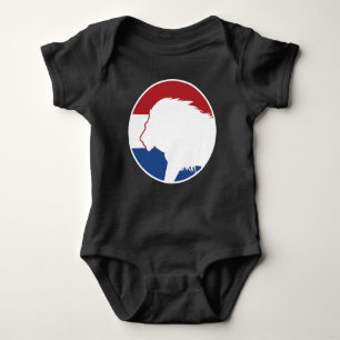 Niederlande Lion Nationale Tierflagge Baby Strampler