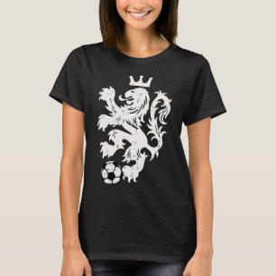 Niederlande Löwe Niederländisch Orange Fußballfan  T-Shirt