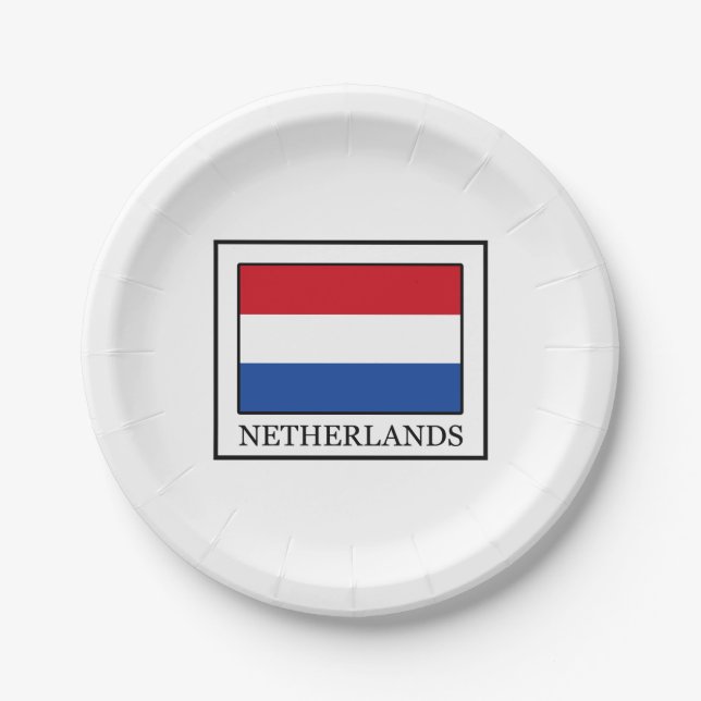Niederlande Pappteller (Vorderseite)