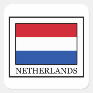 Niederlande Quadratischer Aufkleber