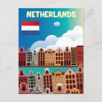 Niederlande Reiseplakat