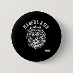 Niederlande Reto Niederlande Löwe Holland Niederlä Button