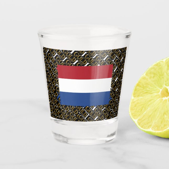 NIEDERLANDE SCHNAPSGLAS (Vorderseite)