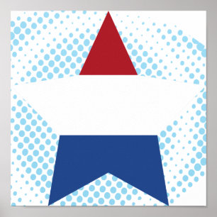 Niederlande Star Poster