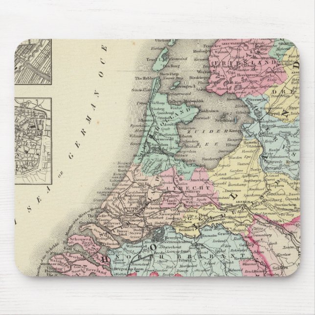 Niederlande und Belgien 2 Mousepad (Vorne)