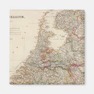 Niederlande und Belgien Magnet