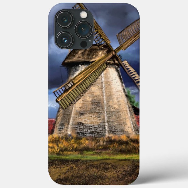 Niederlande Windmill iPhone Case (Rückseite)
