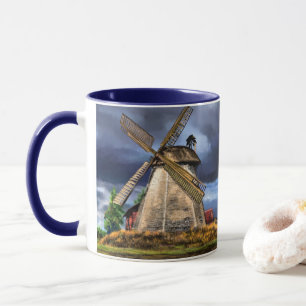 Niederlande Windmill Landscape Tasse