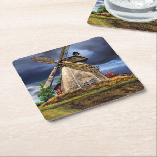 Niederlande Windmill Paper Untersetzer